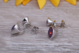 Sterling Silver Two in One Pacific Opal Stud Earrings Or Dropper Earrings