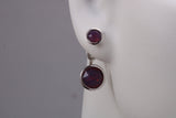 Sterling Silver Two in One Pacific Opal Stud Earrings Or Dropper Earrings