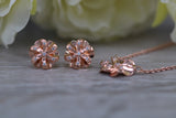 Sterling Silver Matching Earrings and Necklace
