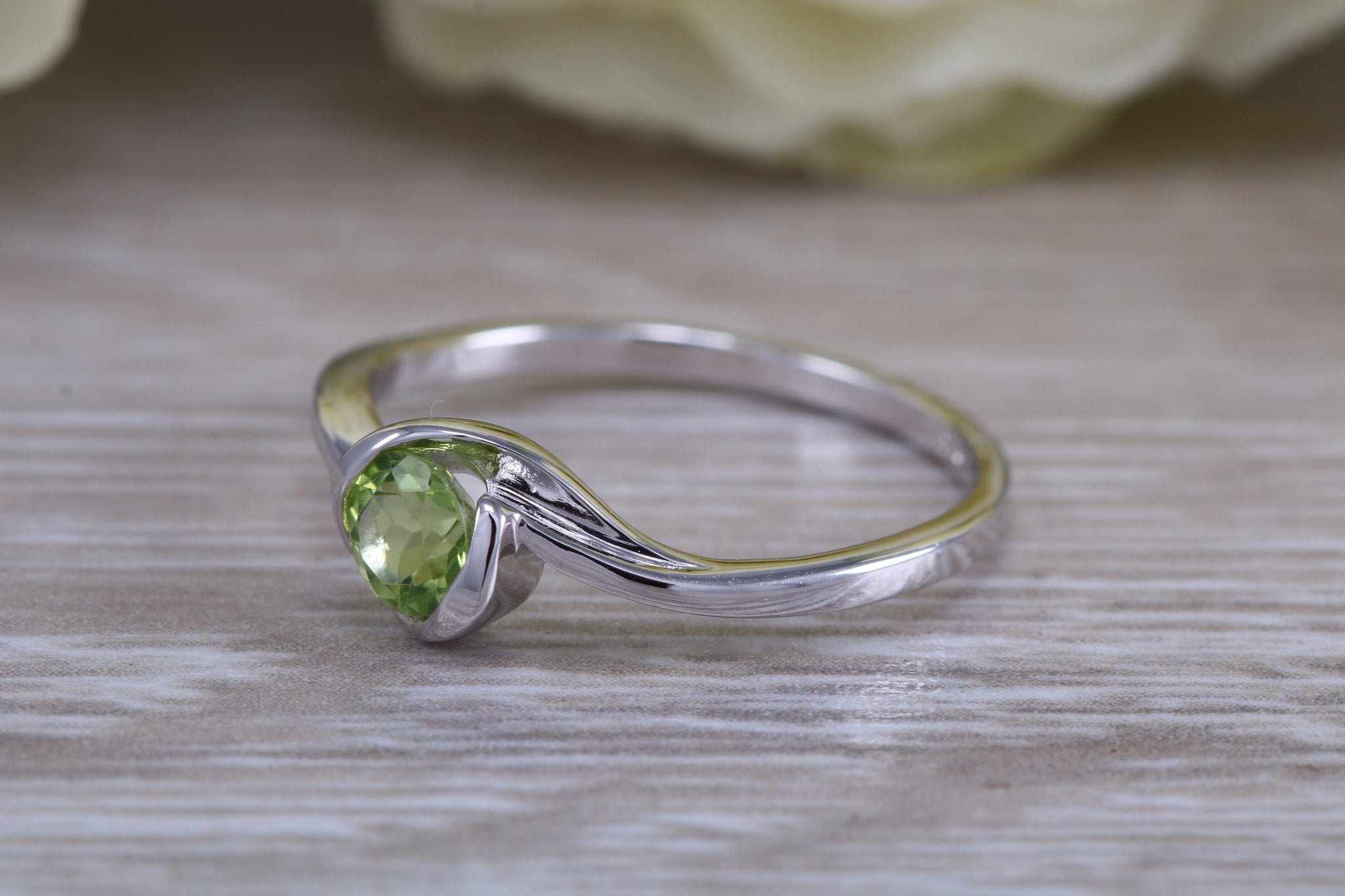 Sterling silver august birthstone on sale ring