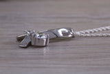 Sterling Silver C Z set Necklace