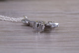Sterling Silver C Z set Necklace
