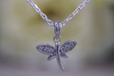 Sterling Silver Dragon Fly Necklace