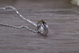 Sterling Silver Cross Ring Necklace