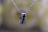 Sterling Silver Cross Ring Necklace
