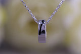 Sterling Silver Cross Ring Necklace