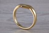 Abstract ring, made from your choice of 9ct yellow or white gold, solid and chunky feel, ideal as casual ring, thumb ring or shaped band