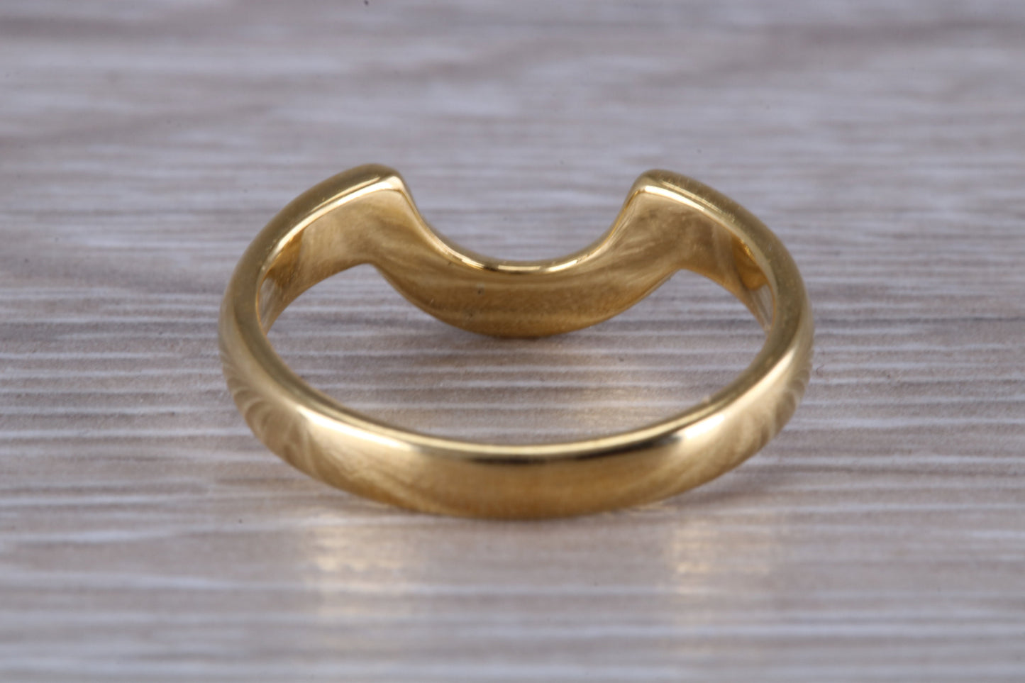 Abstract ring, made from your choice of 9ct yellow or white gold, solid and chunky feel, ideal as casual ring, thumb ring or shaped band