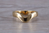 Abstract ring, made from your choice of 9ct yellow or white gold, solid and chunky feel, ideal as casual ring, thumb ring or shaped band