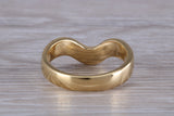 Abstract ring, made from your choice of 9ct yellow or white gold, solid and chunky feel, ideal as casual ring, thumb ring or shaped band