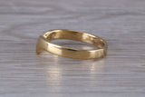 Abstract ring, made from your choice of 9ct yellow or white gold, solid and chunky feel, ideal as casual ring, thumb ring or shaped band