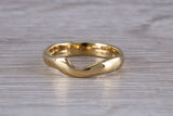 Abstract ring, made from your choice of 9ct yellow or white gold, solid and chunky feel, ideal as casual ring, thumb ring or shaped band