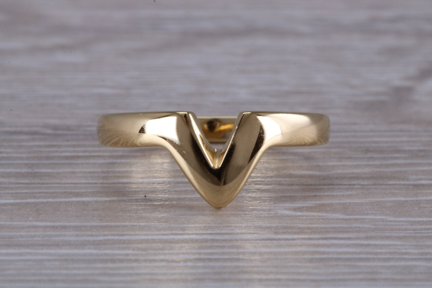 Abstract ring, made from your choice of 9ct yellow or white gold, solid and chunky feel, casual ring, thumb ring or shaped band, wishbone