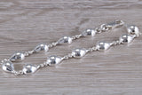 Sterling Silver Rear Drop Link Bracelet