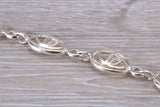 Sterling Silver Open Link Bracelet