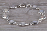 Sterling Silver Mother of Pearl Bracelet