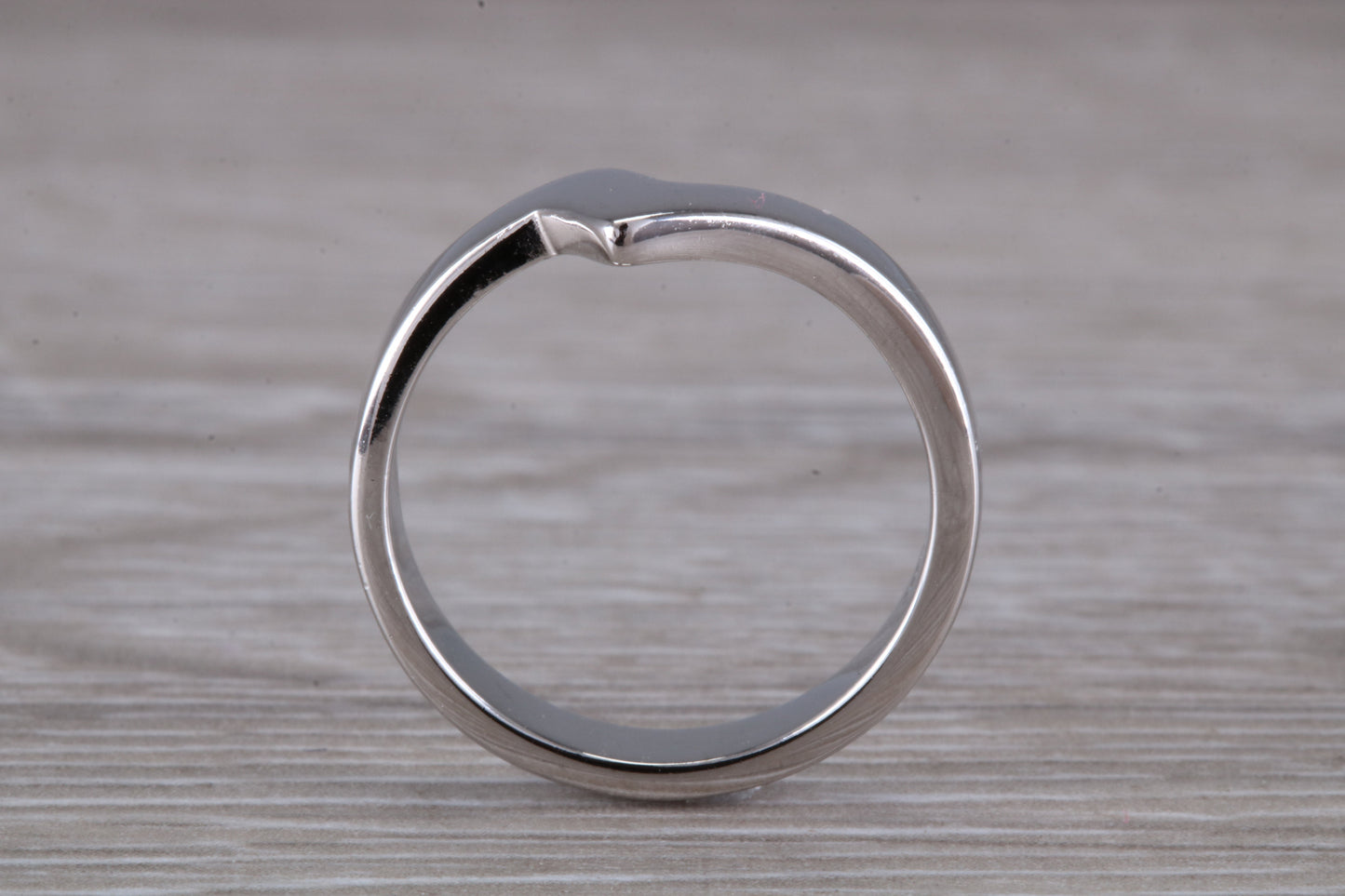 Abstract ring, made from your choice of 9ct yellow or white gold, solid and weighty feel, casual ring, thumb ring or shaped band, wishbone