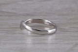 Abstract ring, made from your choice of 9ct yellow or white gold, solid but dainty feel, casual ring, thumb ring or shaped band, wishbone