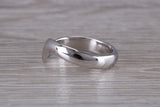 Abstract ring, made from your choice of 9ct yellow or white gold, solid and weighty feel, casual ring, thumb ring or shaped band, wishbone