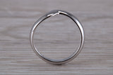 Abstract ring, made from your choice of 9ct yellow or white gold, solid and weighty feel, casual ring, thumb ring or shaped band, wishbone