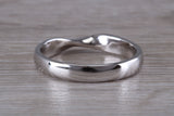 Abstract ring, made from your choice of 9ct yellow or white gold, solid and chunky feel, casual ring, thumb ring or shaped band, wishbone
