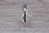Abstract ring, made from your choice of 9ct yellow or white gold, solid and weighty feel, casual ring, thumb ring or shaped band, wishbone