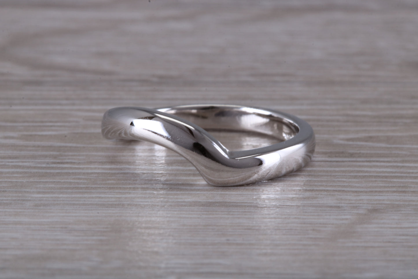 Abstract ring, made from your choice of 9ct yellow or white gold, solid and weighty feel, casual ring, thumb ring or shaped band, wishbone