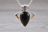 Real Jade Necklace made from Sterling Silver