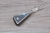 Sterling Silver Real Black Onyx Necklace