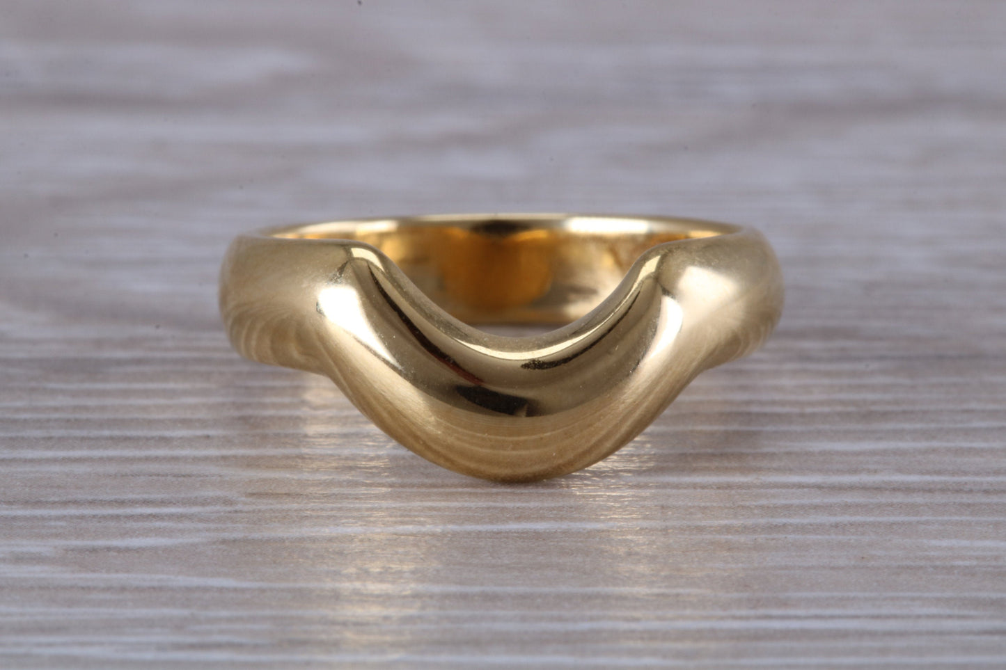 Abstract ring, made from your choice of 9ct yellow or white gold, solid and chunky feel, ideal as casual ring, thumb ring or shaped band