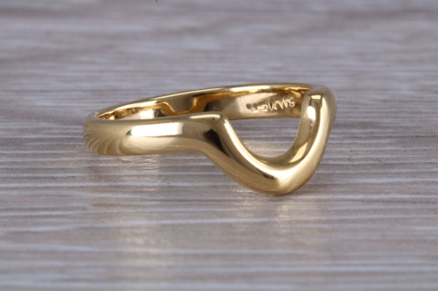 Abstract ring, made from your choice of 9ct yellow or white gold, solid and chunky feel, ideal as casual ring, thumb ring or shaped band