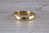 Abstract ring, made from your choice of 9ct yellow or white gold, solid and chunky feel, ideal as casual ring, thumb ring or shaped band