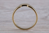 Abstract ring, made from your choice of 9ct yellow or white gold, solid and chunky feel, ideal as casual ring, thumb ring or shaped band
