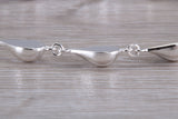 Sterling Silver Rear Drop Link Bracelet