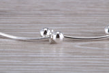 Ladies Wavy link silver bracelet, very smooth lines with hinged links and beautifully finished with a high polish, perfect gift solution