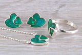Love heart Matching Ring, Earrings and Necklace