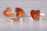 Love Heart Matching Ring, Earrings and Necklace