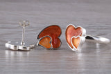 Love hearts Matching Earrings and Ring