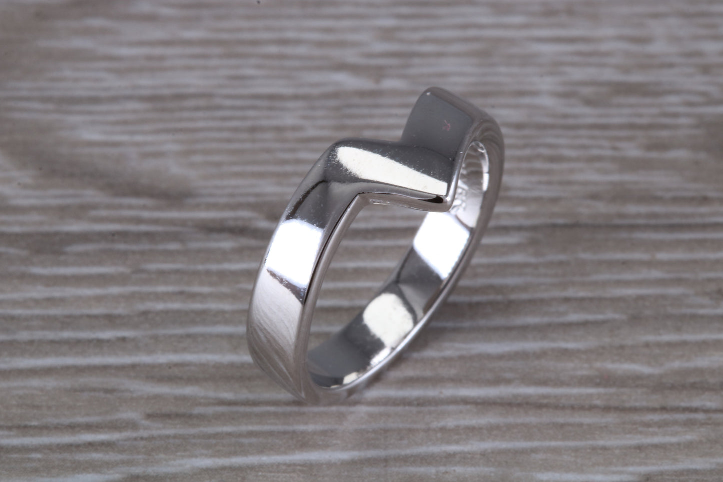 Abstract ring, made from your choice of 9ct yellow or white gold, solid and weighty feel, casual ring, thumb ring or shaped band, wishbone