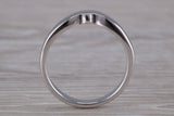 Abstract ring, made from your choice of 9ct yellow or white gold, solid and weighty feel, casual ring, thumb ring or shaped band, wishbone