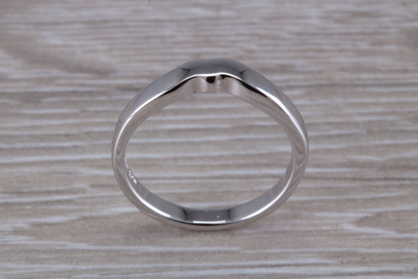 Abstract ring, made from your choice of 9ct yellow or white gold, solid and weighty feel, casual ring, thumb ring or shaped band, wishbone