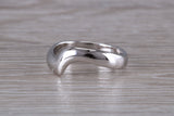 Abstract ring, made from your choice of 9ct yellow or white gold, solid and weighty feel, casual ring, thumb ring or shaped band, wishbone