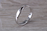 Abstract ring, made from your choice of 9ct yellow or white gold, solid and chunky feel, casual ring, thumb ring or shaped band, wishbone