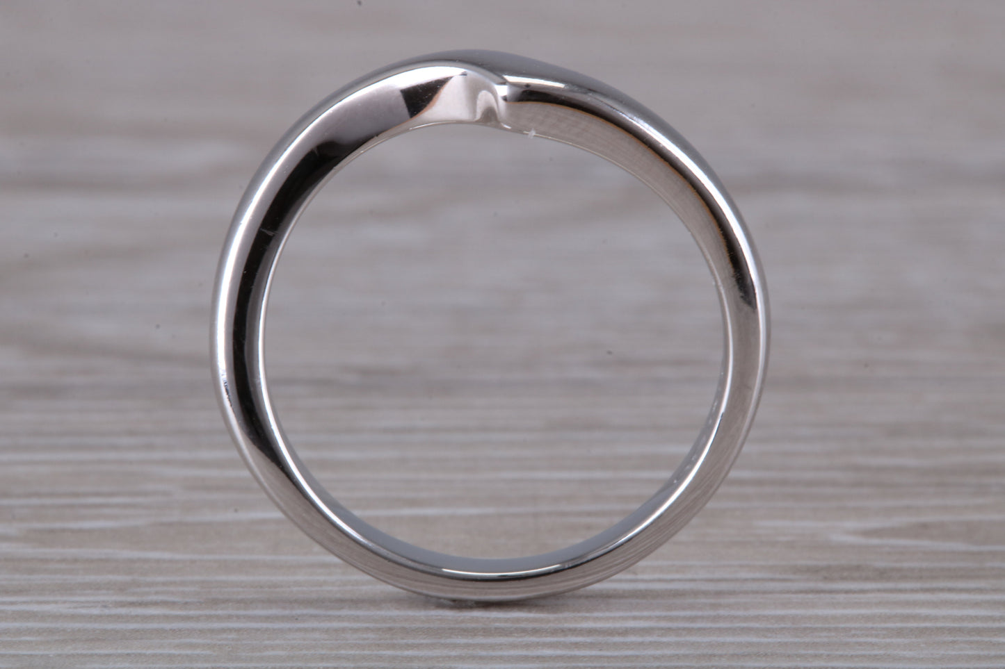 Abstract ring, made from your choice of 9ct yellow or white gold, solid and weighty feel, casual ring, thumb ring or shaped band, wishbone