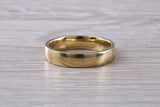 4 mm Wide Comfort Fit Wedding Band, made from solid 9ct Yellow Gold