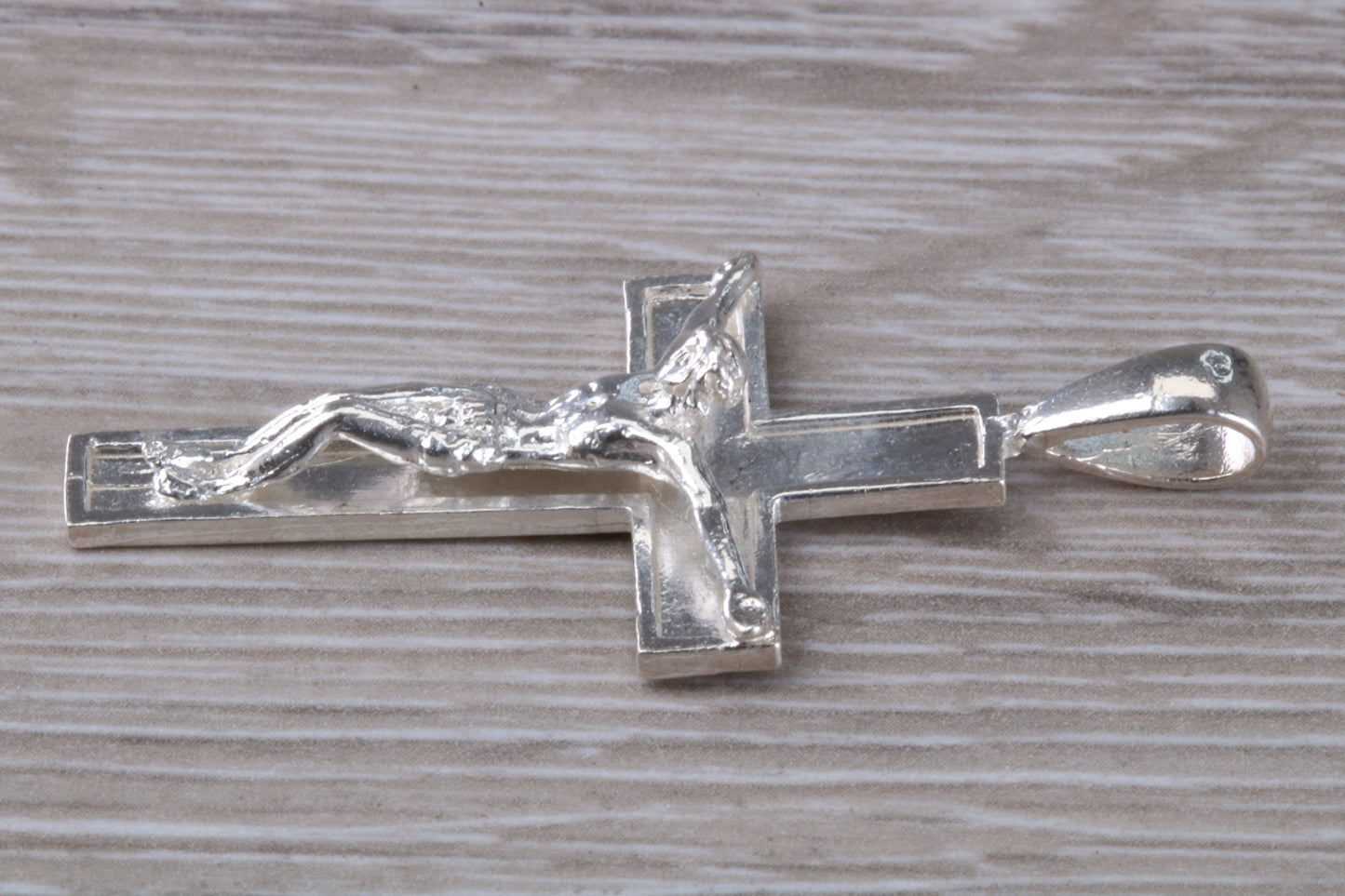 Large Sterling Silver Crucifix