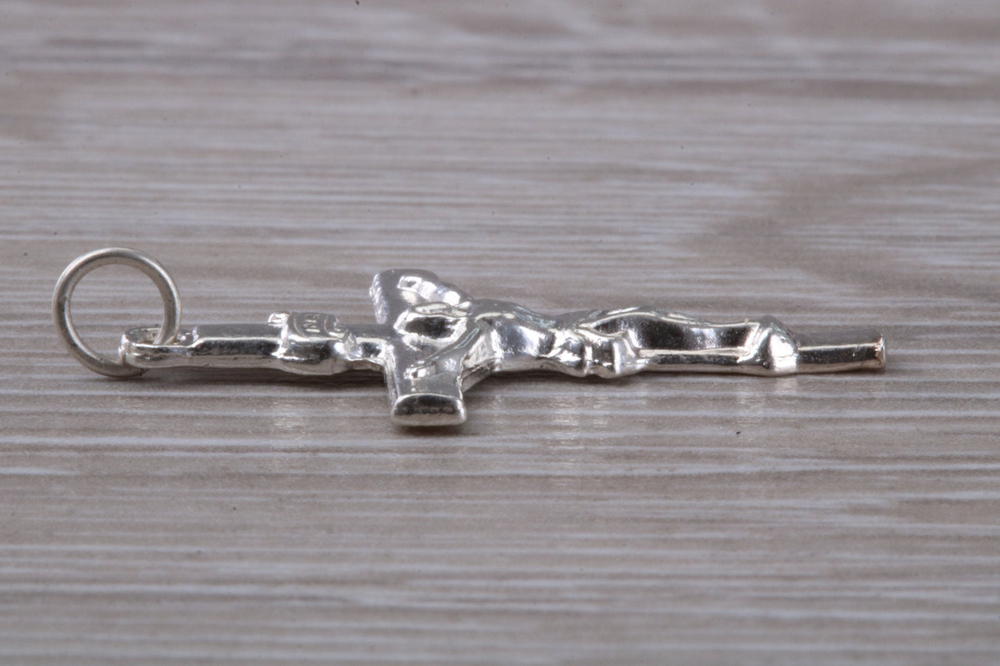 Small Sterling Silver Crucifix Necklace