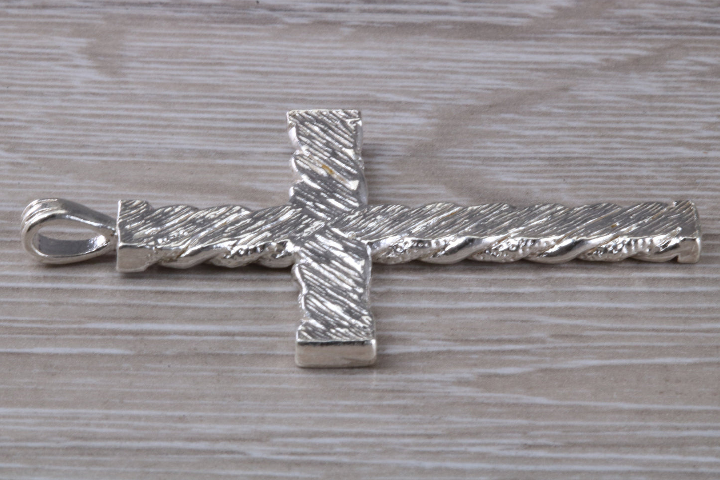 Large and Heavy Solid Sterling Silver Cross