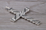 Large and Heavy Solid Sterling Silver Cross
