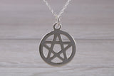 Sterling Silver Pentagram Necklace
